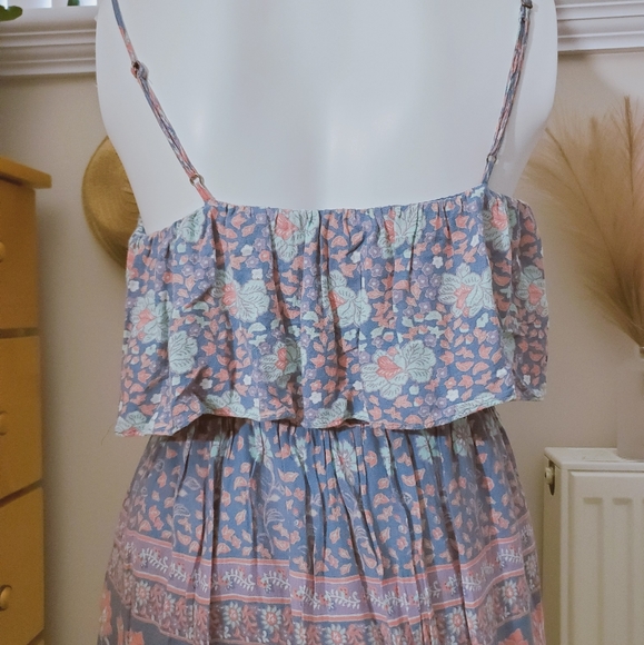 Floral Cascade Waterfall Sundress- Small - Picture 3 of 15